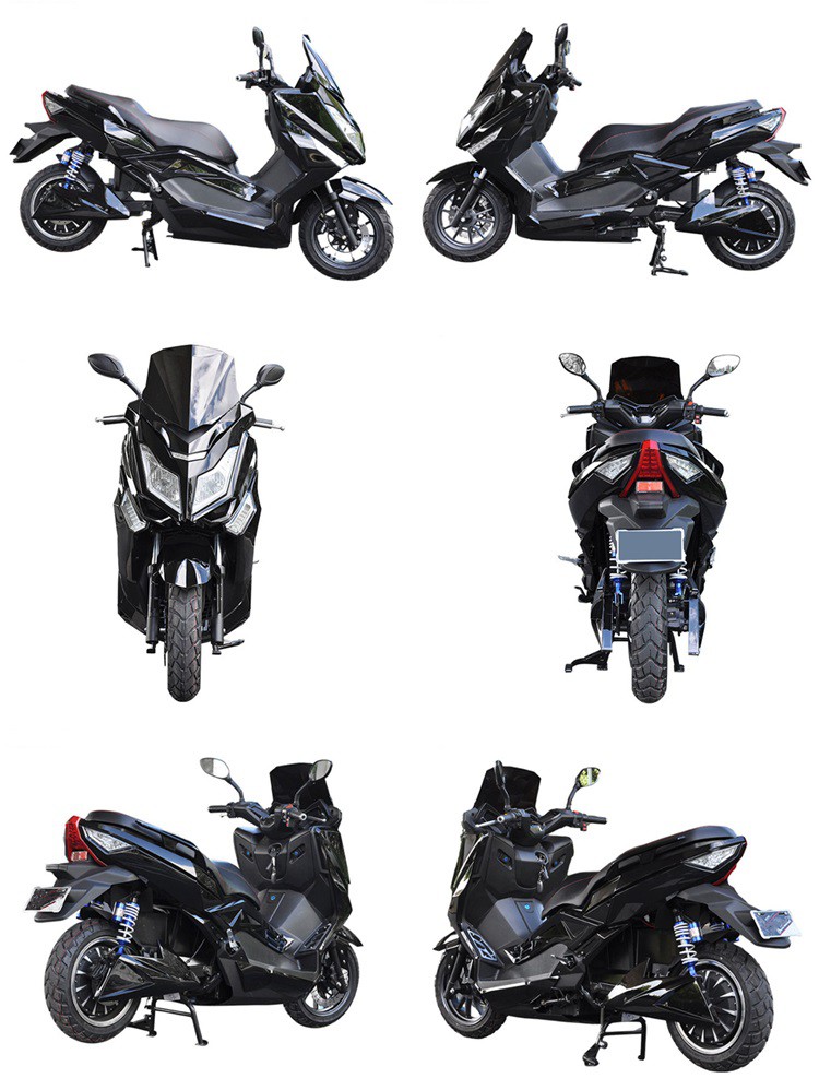 Street Legal Motorcycle Scooter-Black Street Legal Motorcycle Scooter-Black
