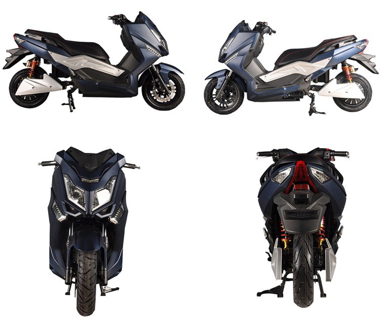 Street Legal Motorcycle Scooter Black&White Street Legal Motorcycle Scooter Black&White